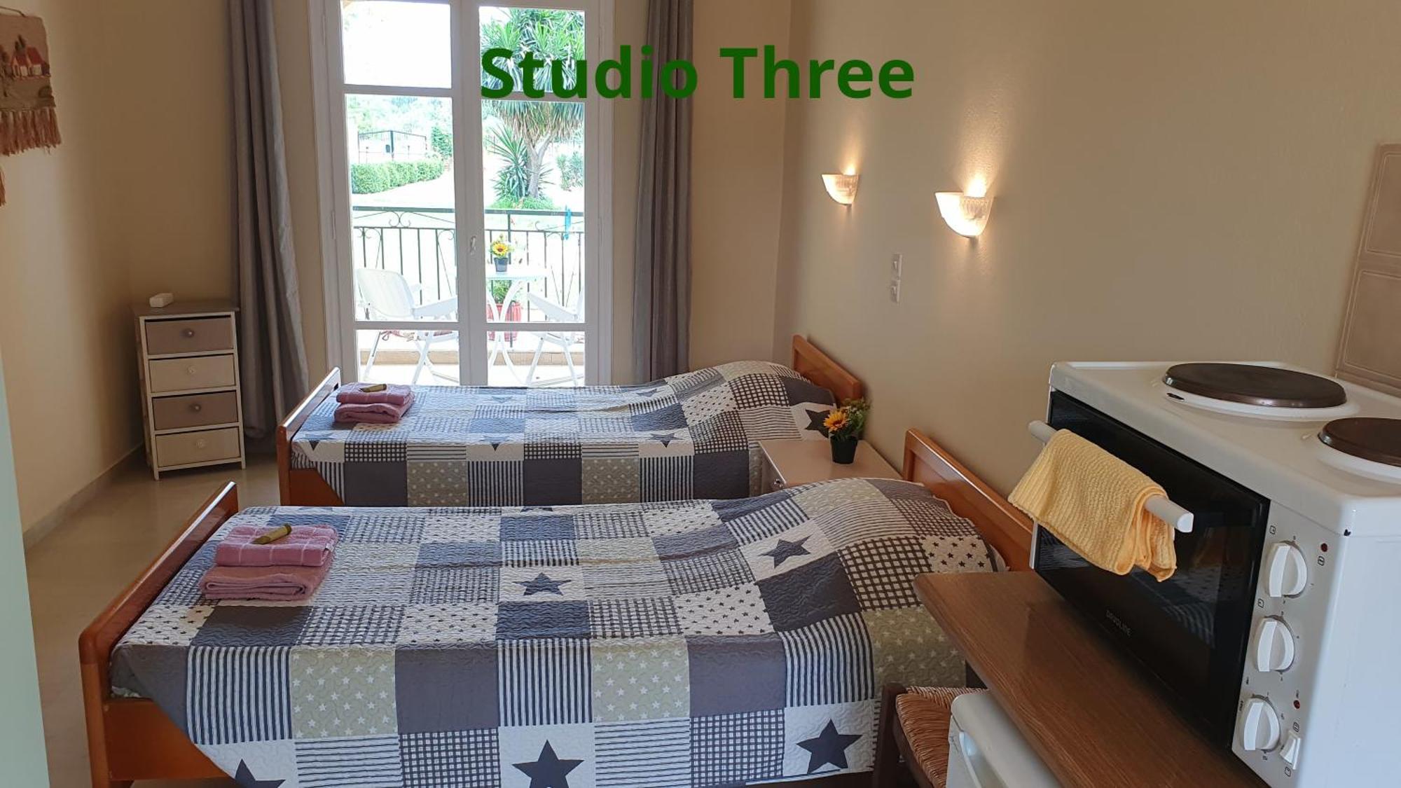 Kivotos Villa Studios Róda Szoba fotó